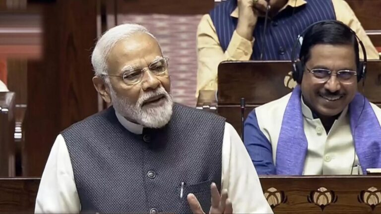 pm modi rajya sabha